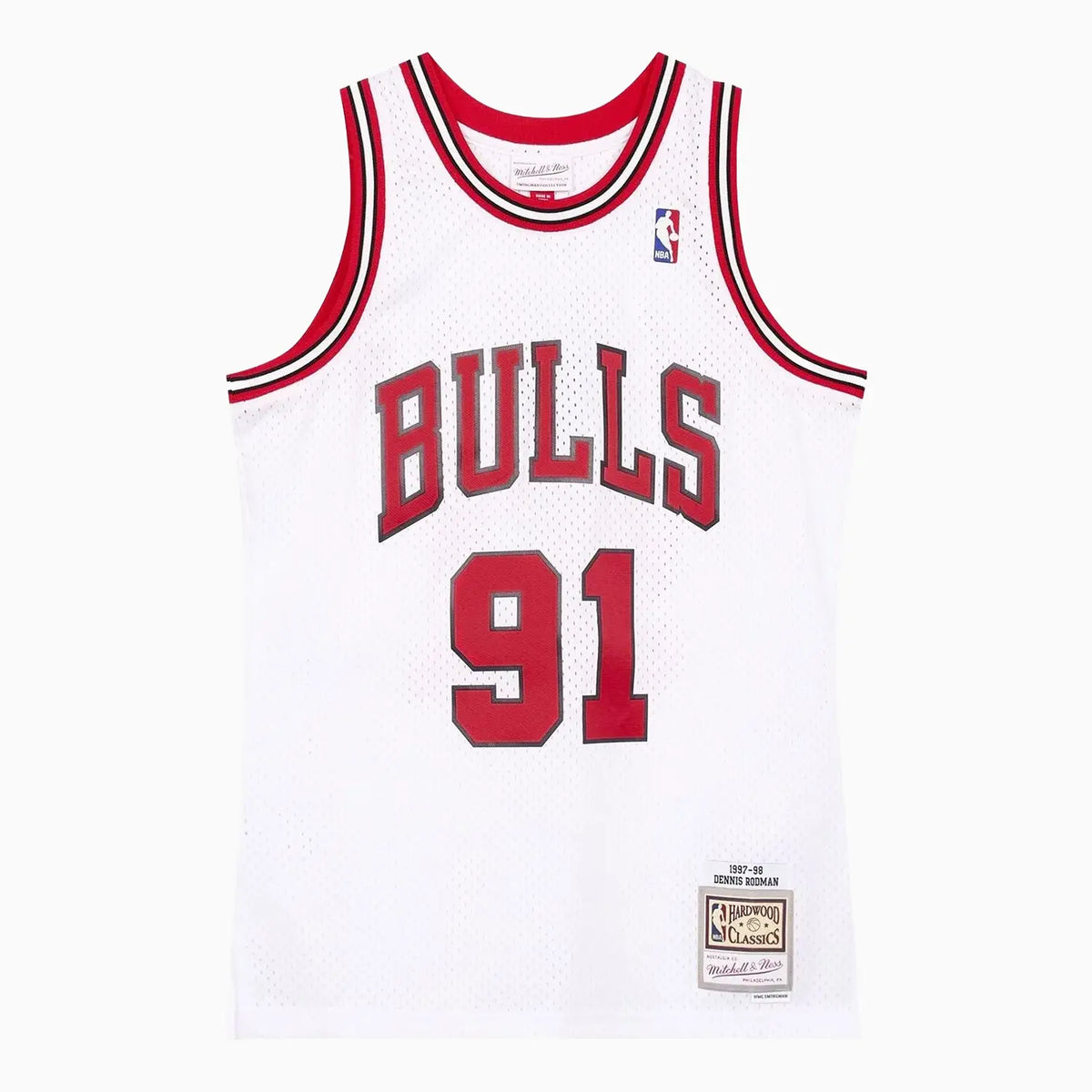 Swingman Dennis Rodman Chicago Bulls NBA 1997-98 Jersey