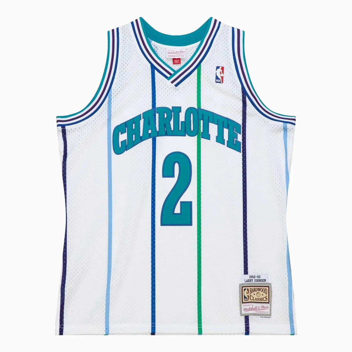 Swingman Larry Johnson Charlotte Hornets NBA 1992 Jersey