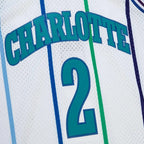 Maillot Swingman Larry Johnson Charlotte Hornets NBA 1992