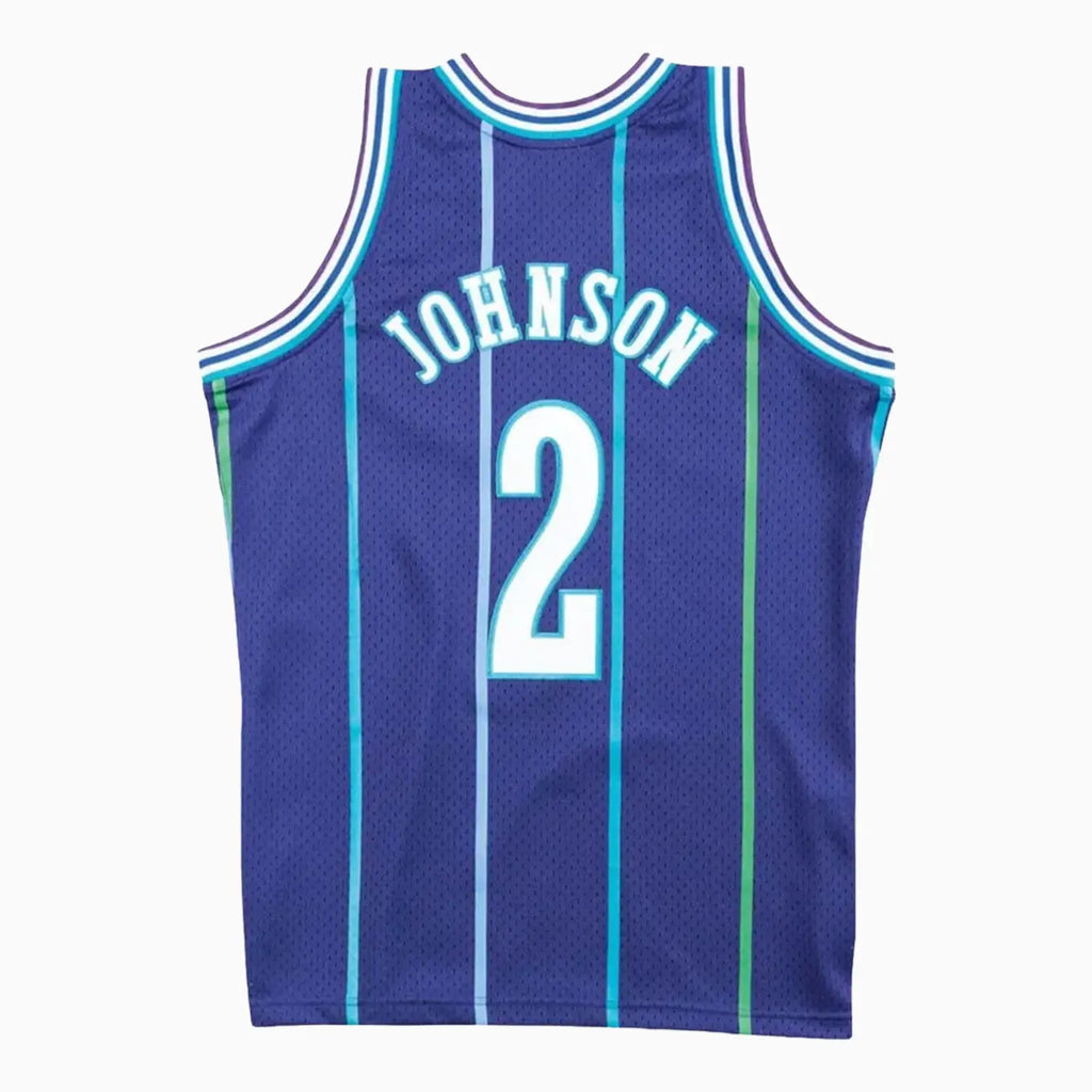 Maillot Swingman Larry Johnson Charlotte Hornets NBA 1994-95