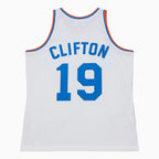 Maillot "Pioneers" blanc de Nathaniel Clifton, swingman des New York Knicks, NBA 1950-51
