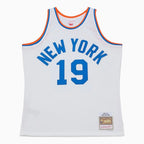 Maillot "Pioneers" blanc de Nathaniel Clifton, swingman des New York Knicks, NBA 1950-51