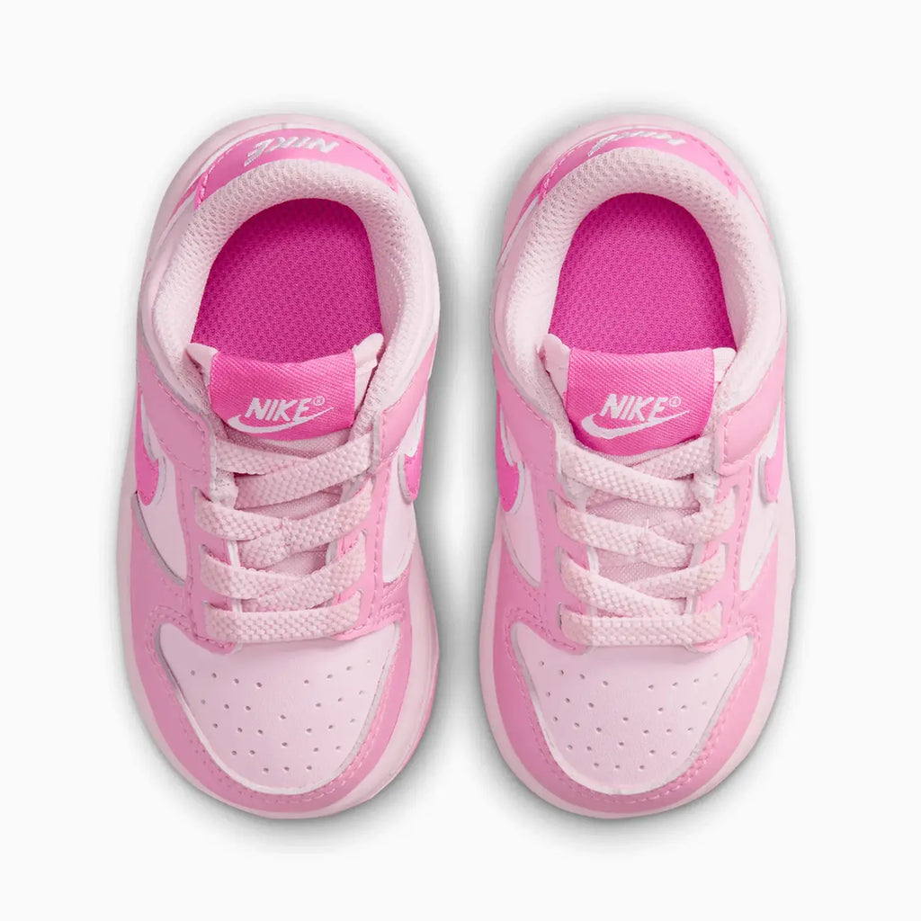 Zapatillas Dunk Low para niños pequeños "Pink Rise Pink Foam"