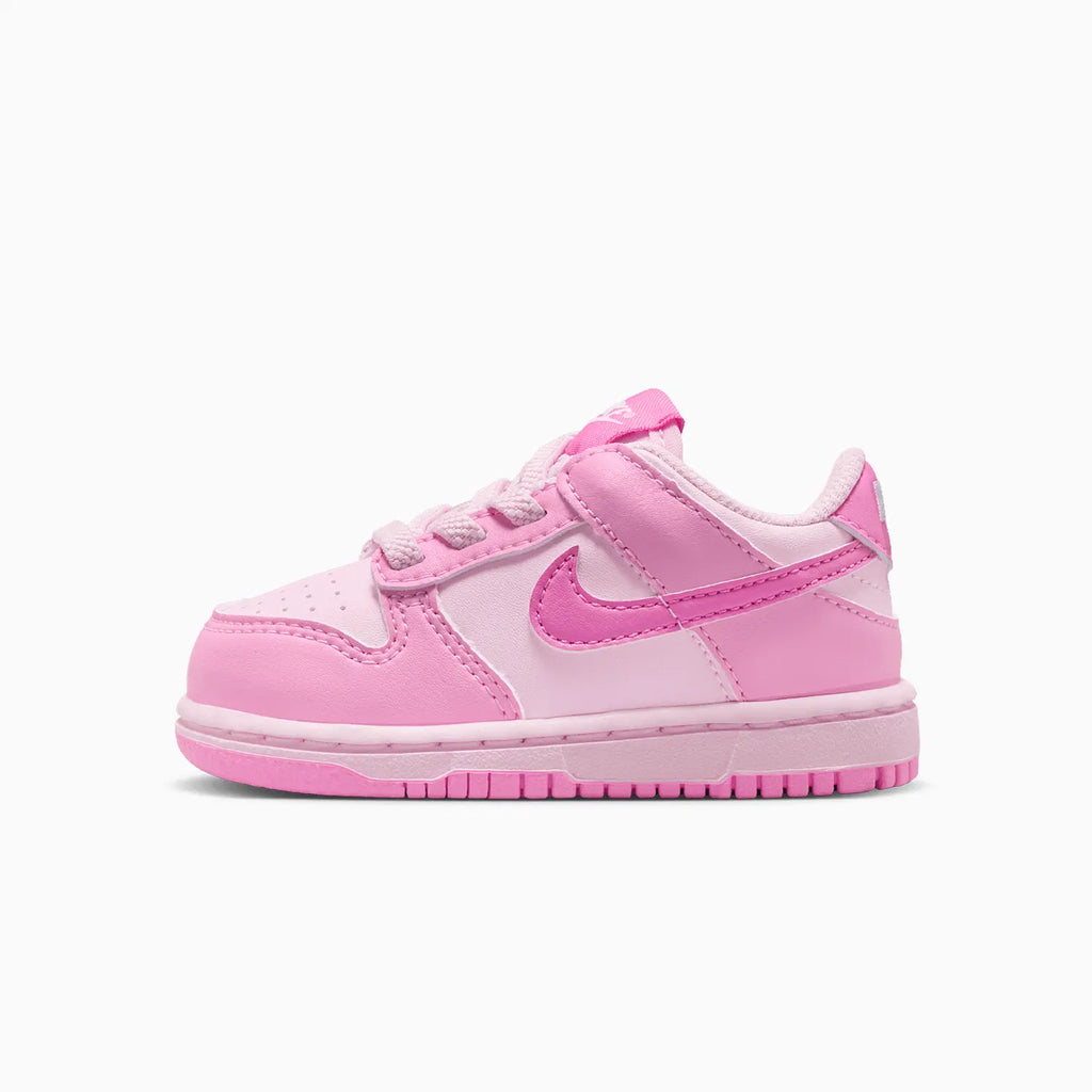 Zapatillas Dunk Low para niños pequeños "Pink Rise Pink Foam"