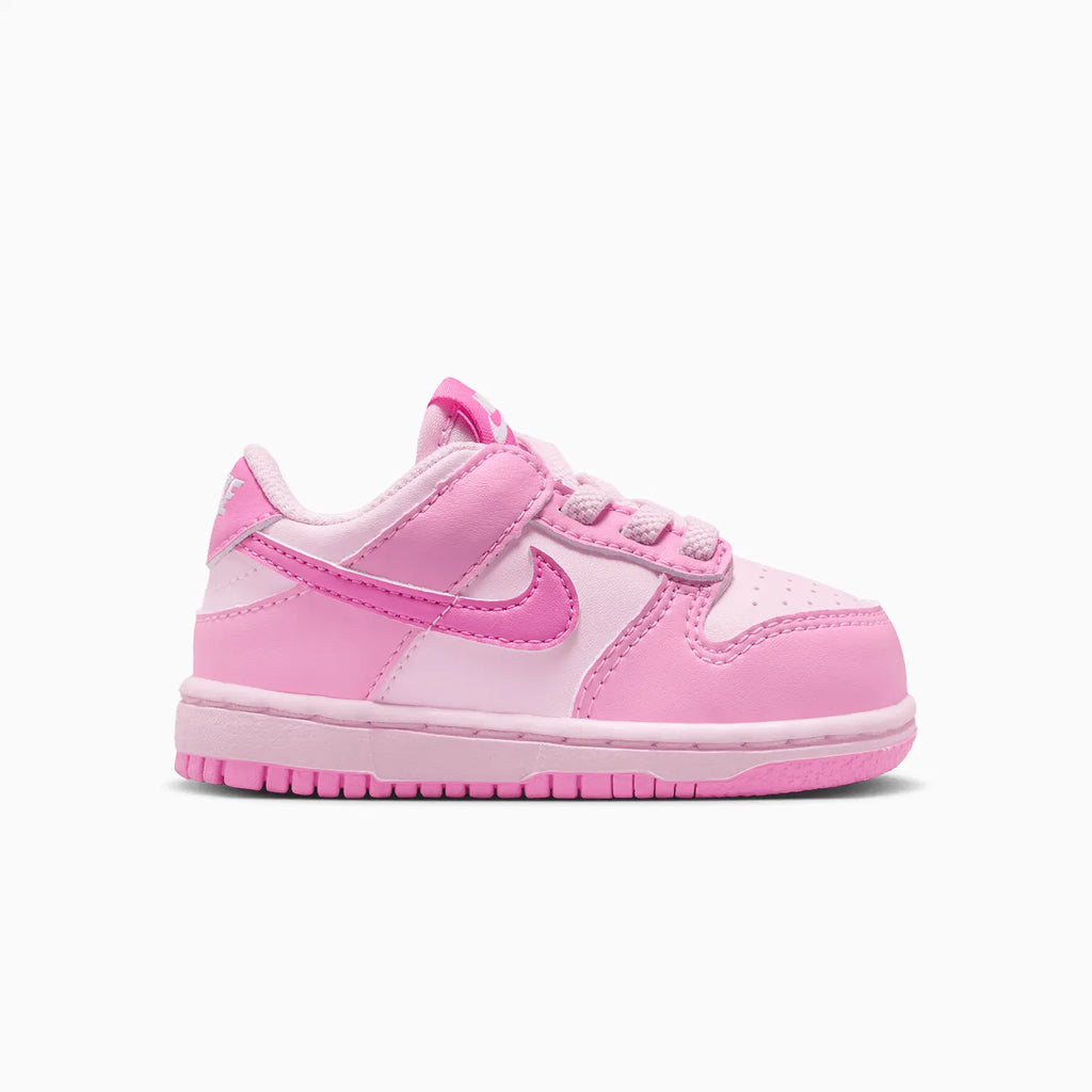 Zapatillas Dunk Low para niños pequeños "Pink Rise Pink Foam"