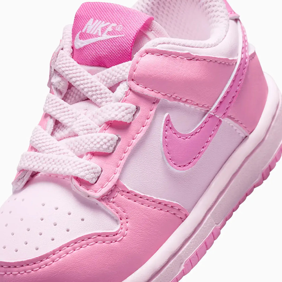 Zapatillas Dunk Low para niños pequeños "Pink Rise Pink Foam"