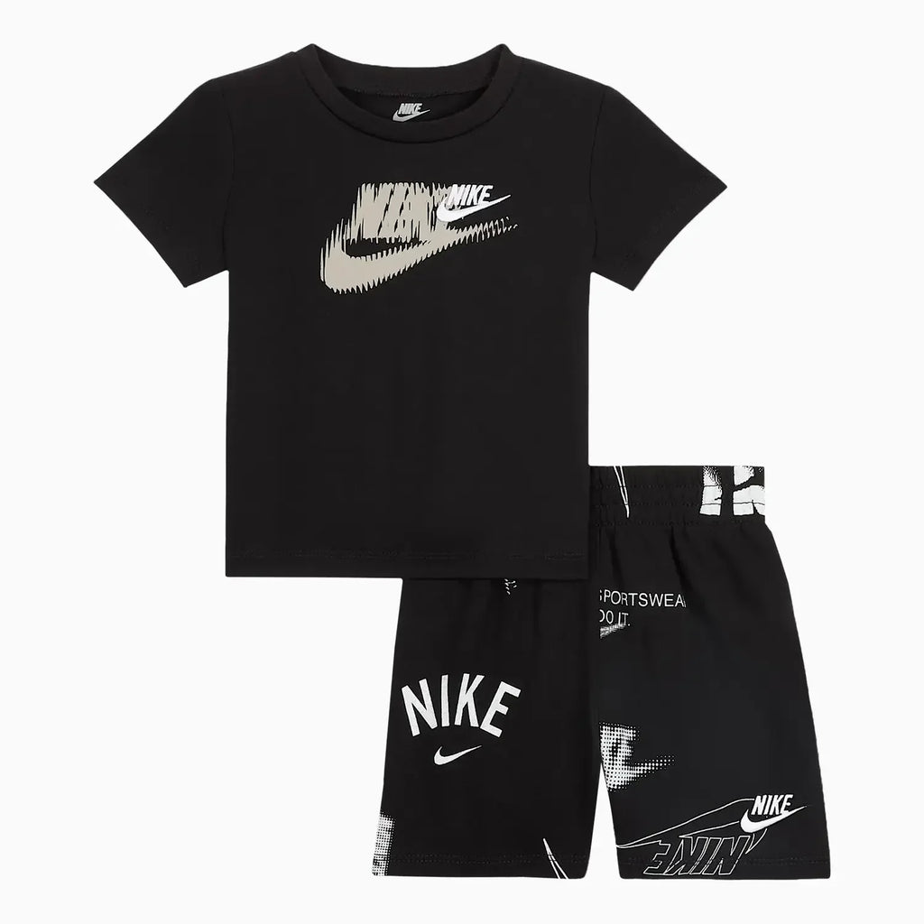 Conjunto de pantalón corto de punto de 2 piezas Kid's Sportswear Energy
