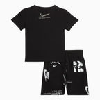 Conjunto de pantalón corto de punto de 2 piezas Kid's Sportswear Energy