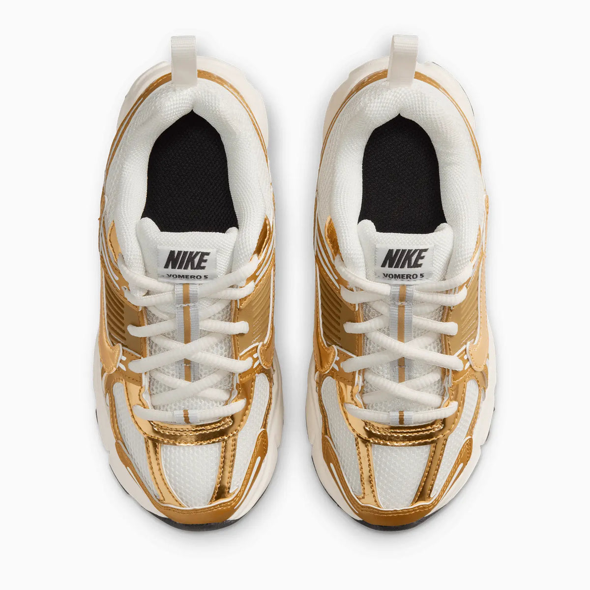 Kid's Vomero 5 Lace 'Sail Metallic Gold' Pre School