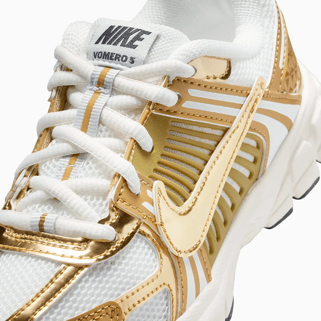 Kid's Vomero 5 Lace 'Sail Metallic Gold' Pre School