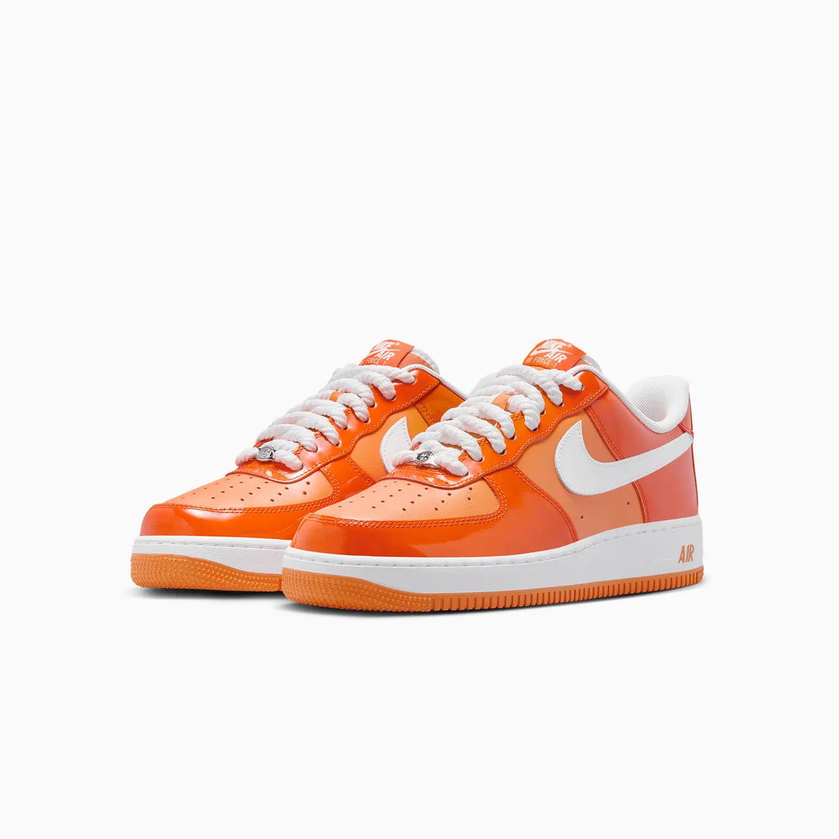 Air Force 1 07 LV8 para hombre 'Orange White Patent'