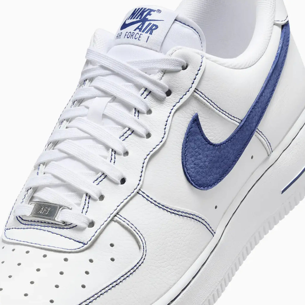 Chaussures Nike Air Force 1 '07 LV8 pour homme « White Deep Royal Blue »