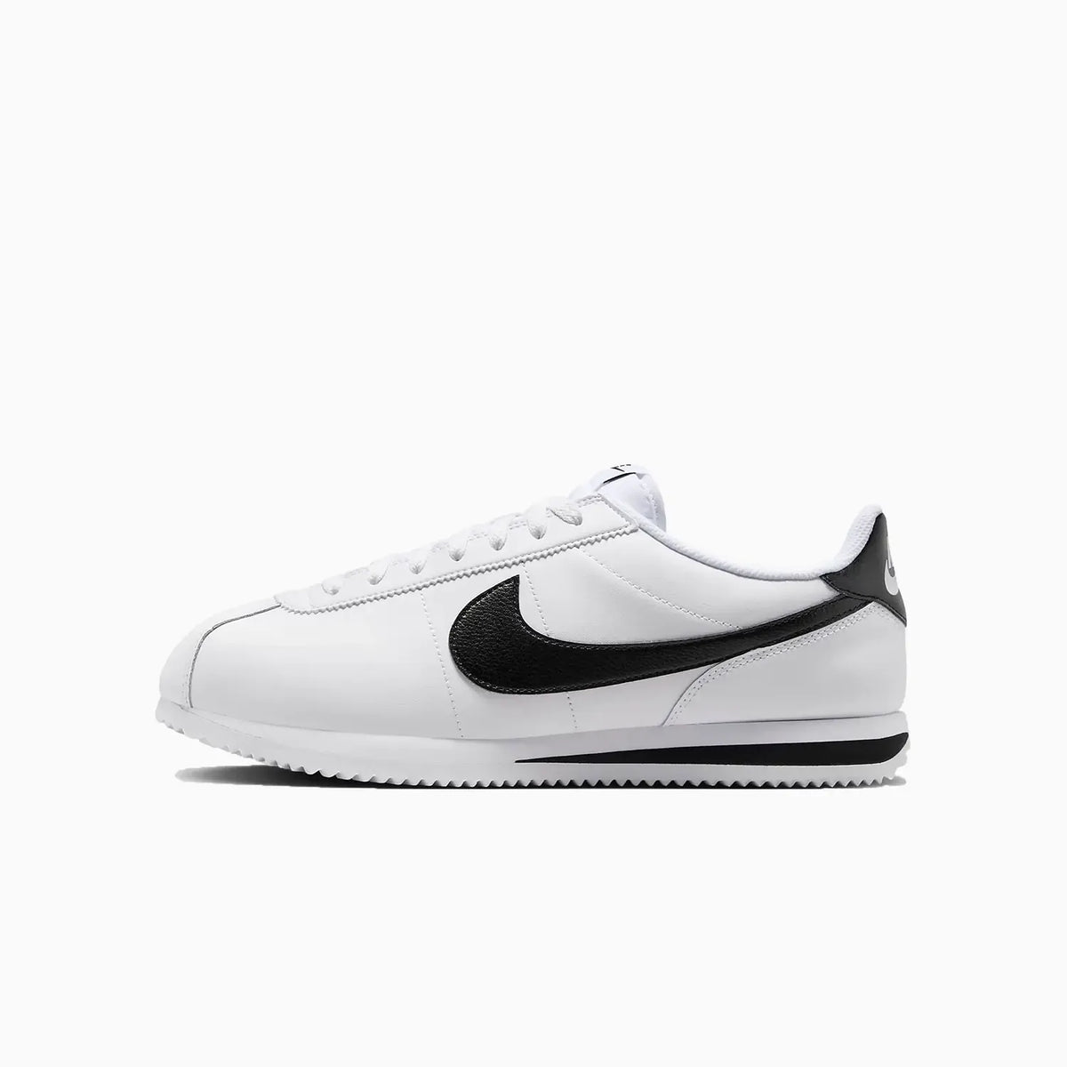 Men's Cortez Leather 'Black White' Shoes