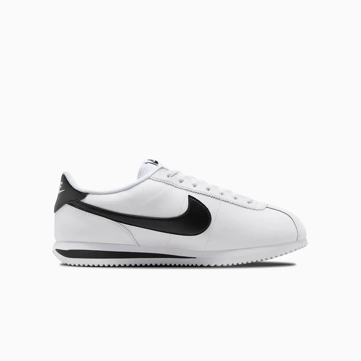 Men's Cortez Leather 'Black White' Shoes