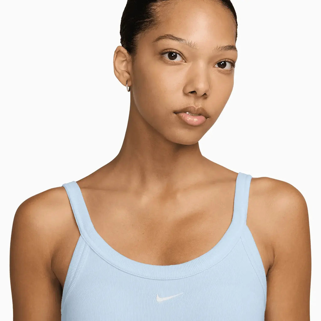 Vestido de tirantes de canalé fino Chill Knit de ropa deportiva para mujer