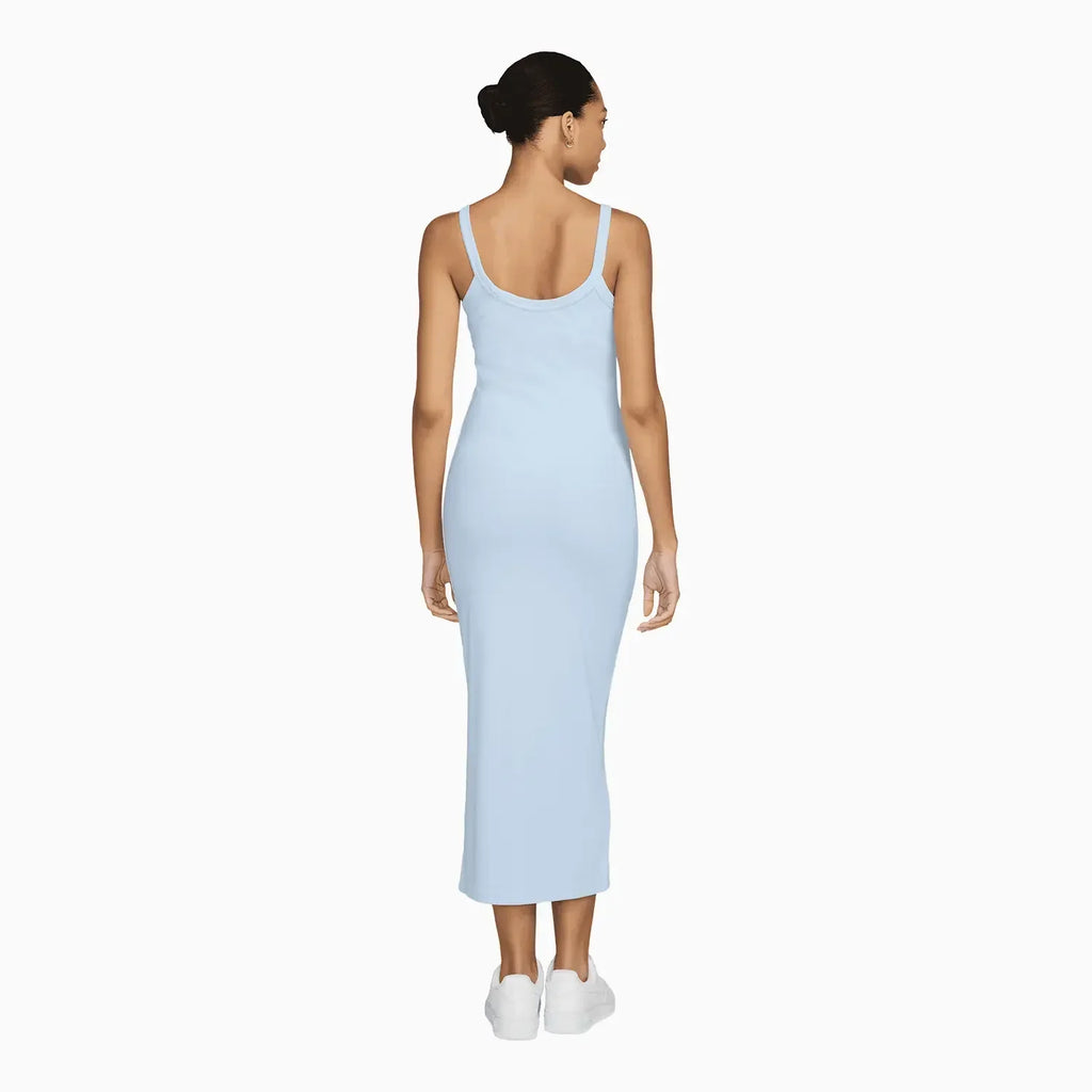 Vestido de tirantes de canalé fino Chill Knit de ropa deportiva para mujer