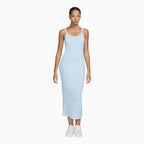 Vestido de tirantes de canalé fino Chill Knit de ropa deportiva para mujer
