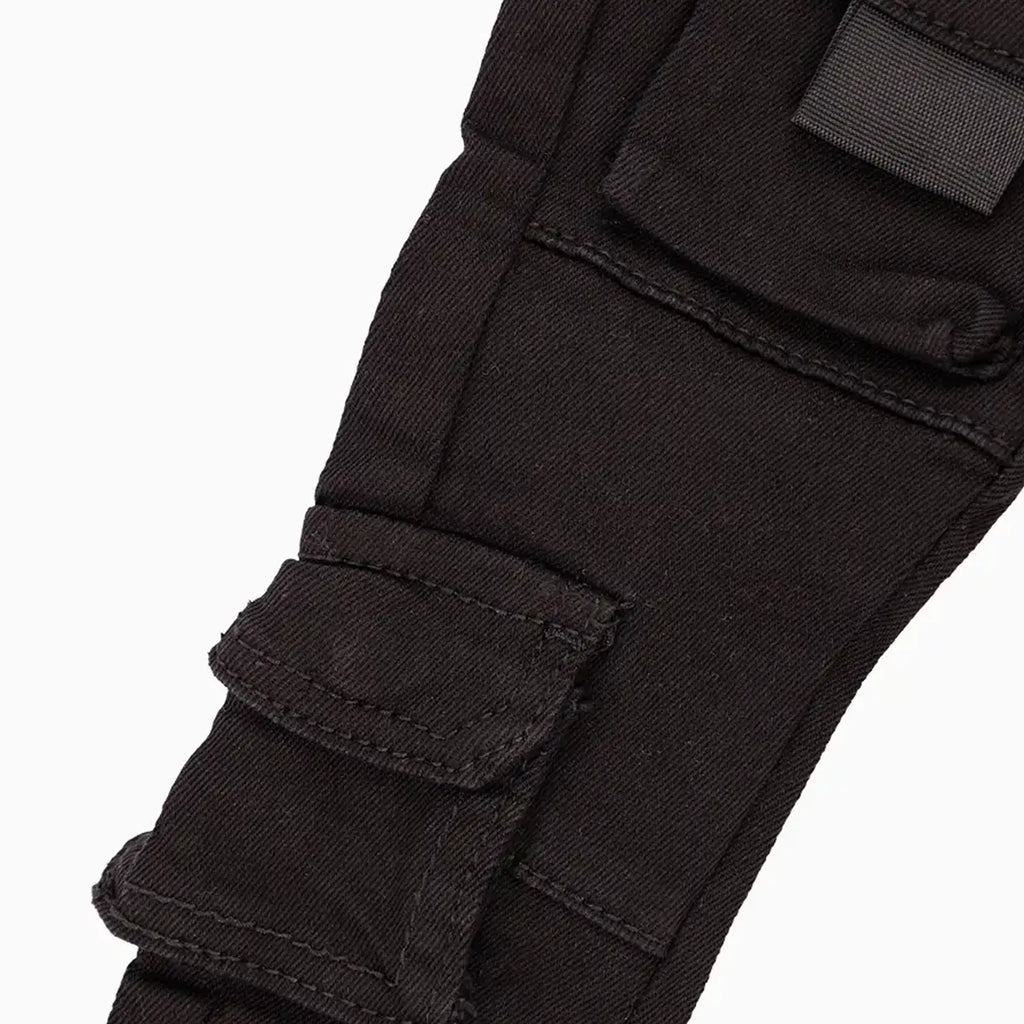 Kid's Slim Fit Cargo Denim Pant
