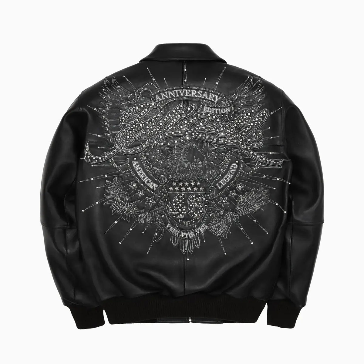 Chaqueta de cuero de 46.º aniversario para hombre