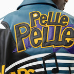 Chaqueta de cuero de los 50 años de Hip Hop para hombre