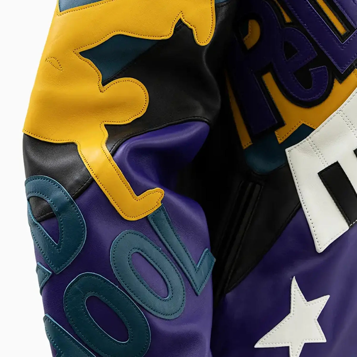 Chaqueta de cuero de los 50 años de Hip Hop para hombre
