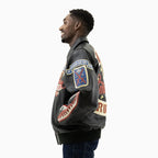 Blouson en cuir souple pour homme American Bruiser