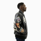 Blouson en cuir souple pour homme American Bruiser
