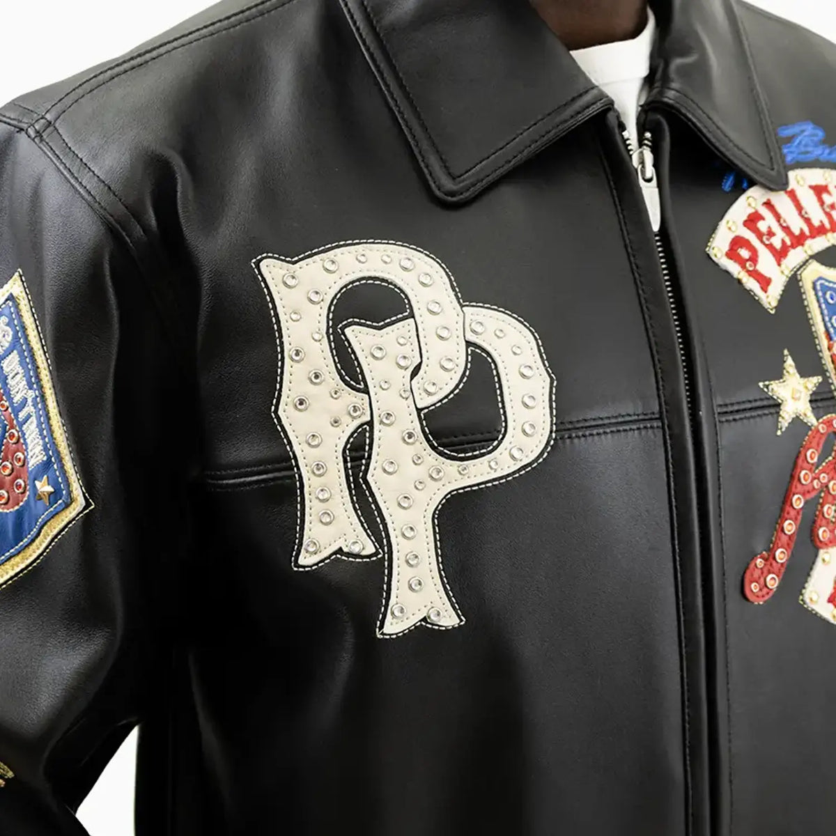 Blouson en cuir souple pour homme American Bruiser