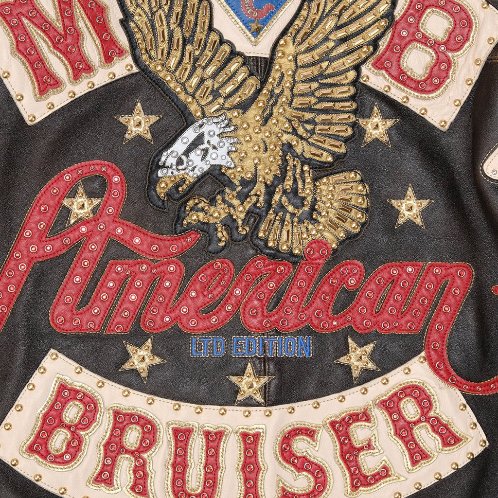 Men's American Bruiser Plush Leather Jacket