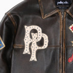 Men's American Bruiser Plush Leather Jacket