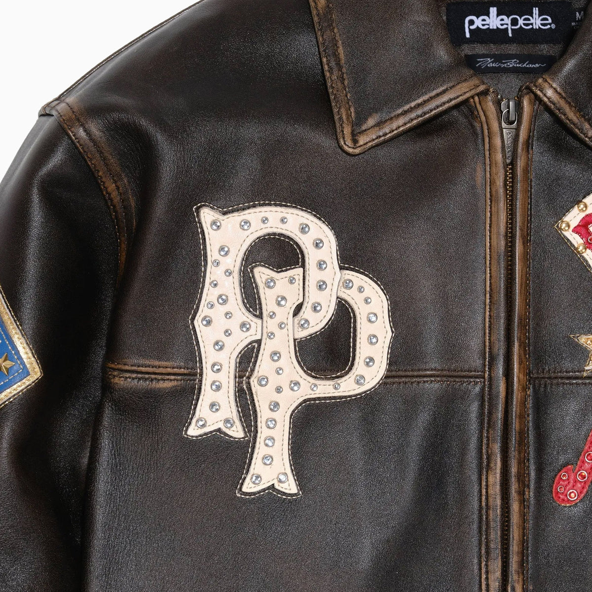 Men's American Bruiser Plush Leather Jacket
