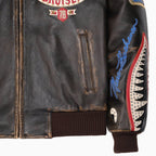 Men's American Bruiser Plush Leather Jacket