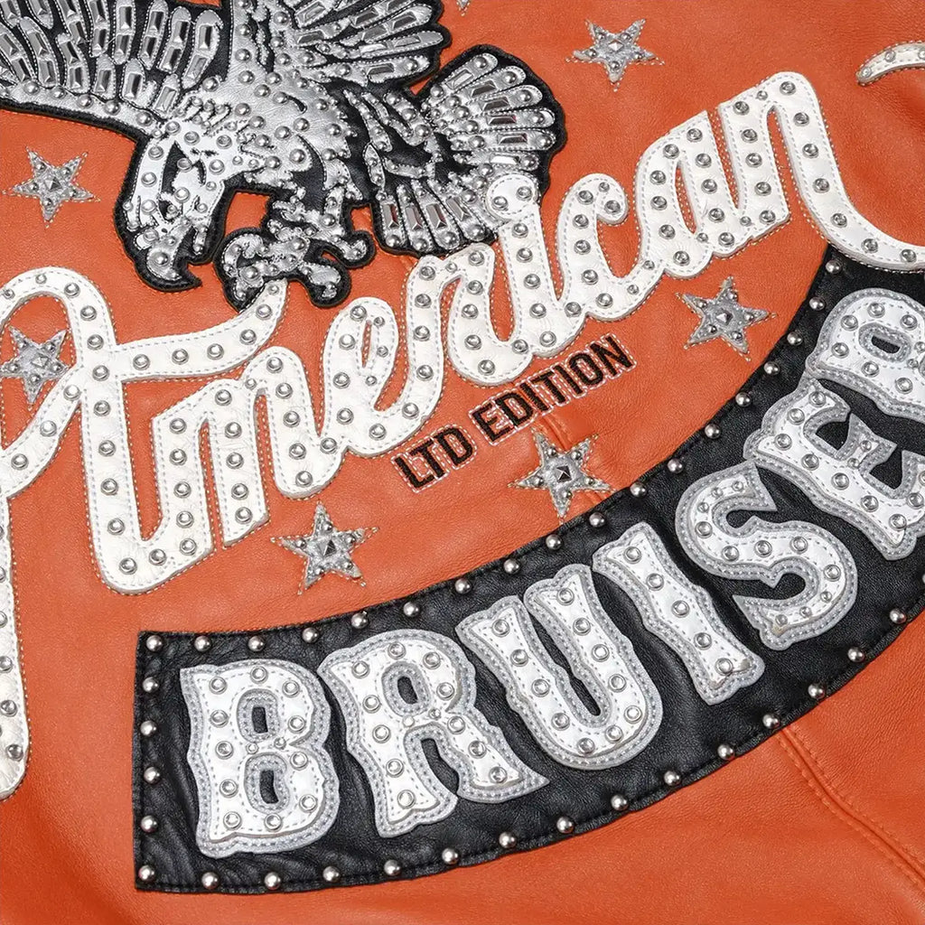 Blouson en cuir souple pour homme American Bruiser