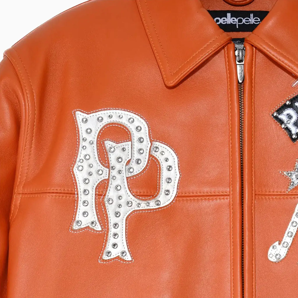 Blouson en cuir souple pour homme American Bruiser
