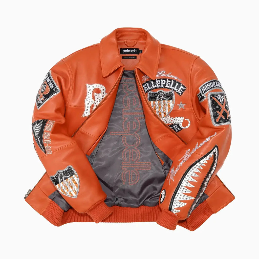 Blouson en cuir souple pour homme American Bruiser