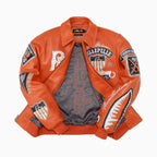Blouson en cuir souple pour homme American Bruiser