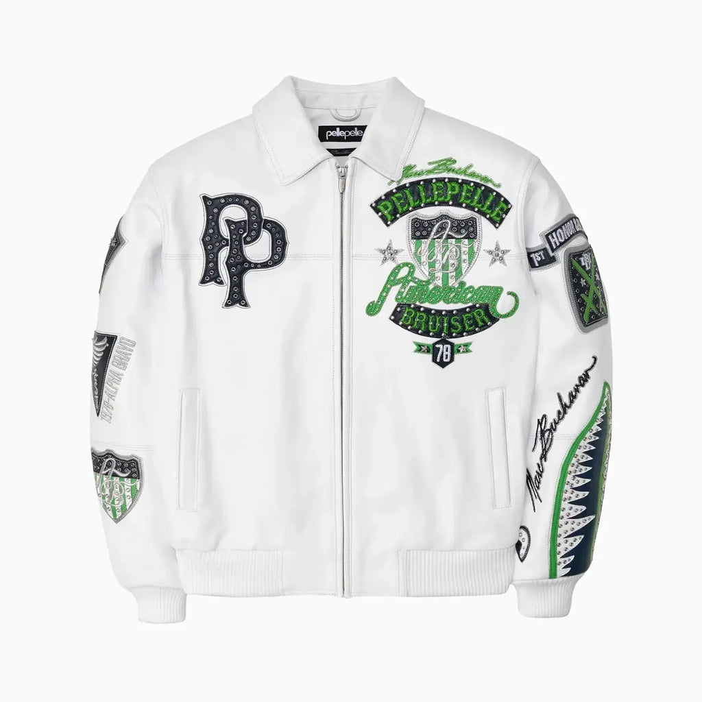 Blouson en cuir souple pour homme American Bruiser