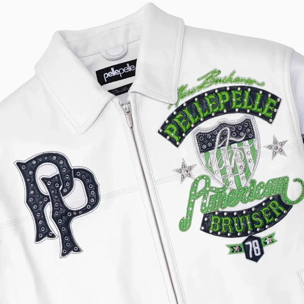 Blouson en cuir souple pour homme American Bruiser
