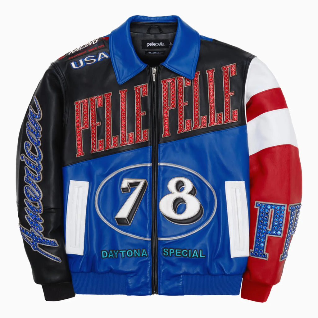 Blouson en cuir spécial Daytona pour hommes