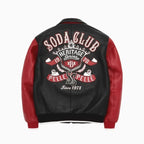 Chaqueta de cuero Heritage para hombre