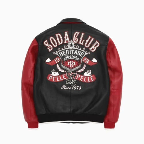 Chaqueta de cuero Heritage para hombre