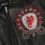 Chaqueta de cuero inmortal para hombre