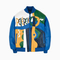 Blouson en cuir peluche Picasso pour hommes