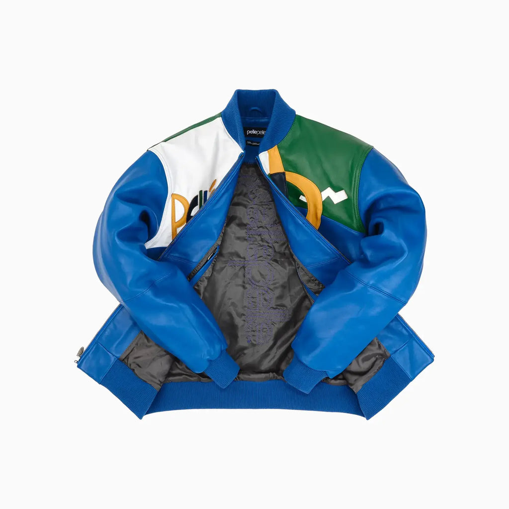 Blouson en cuir peluche Picasso pour hommes