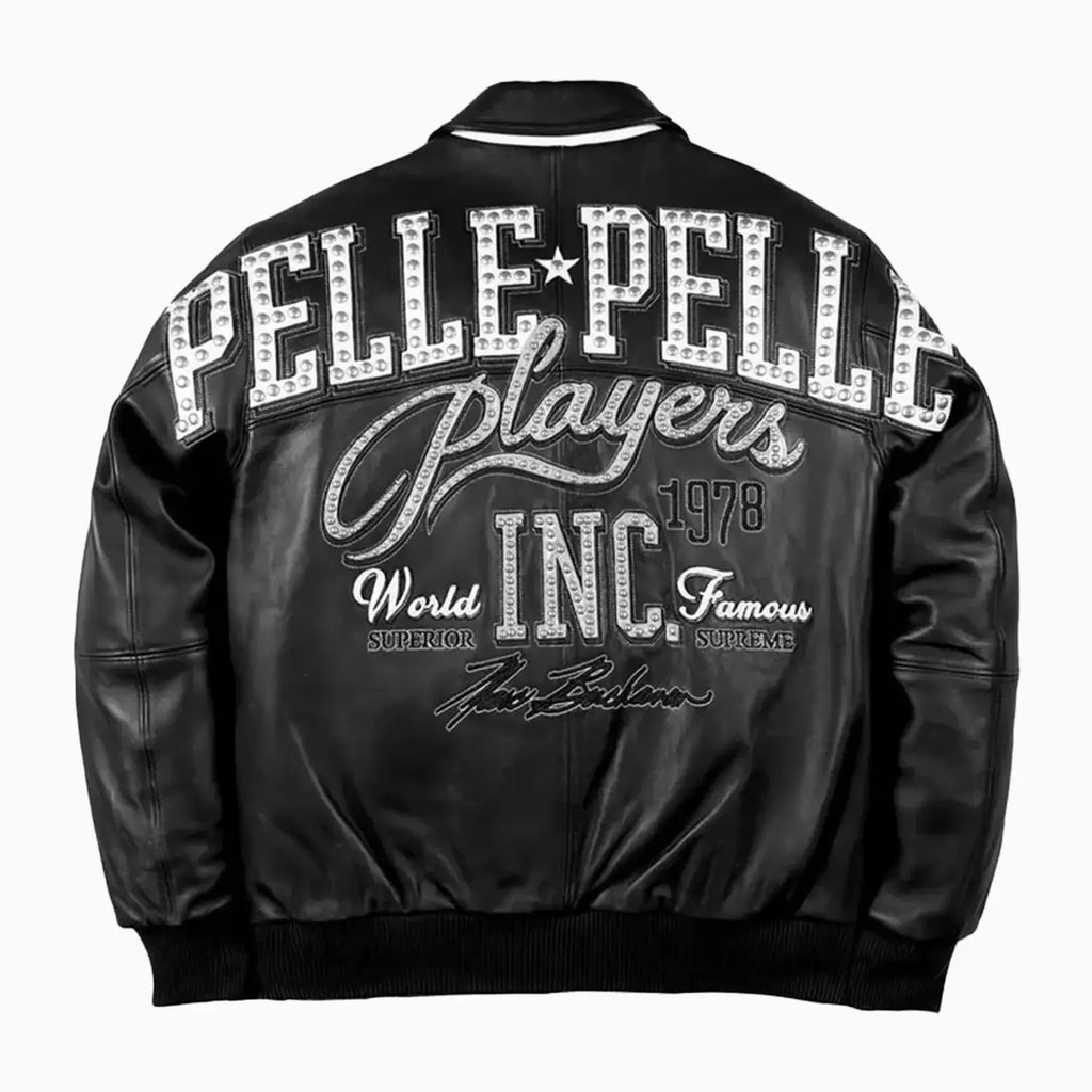 Blouson en cuir Players Inc pour homme