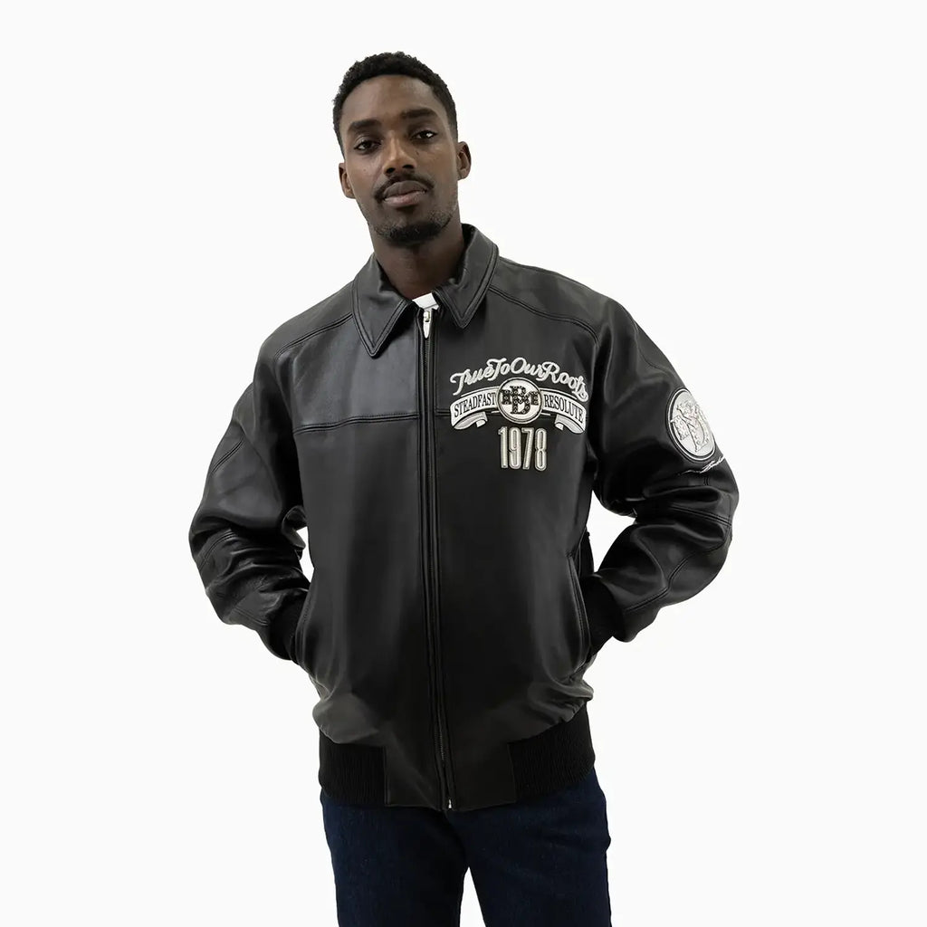 Blouson en cuir True To Our Roots pour homme