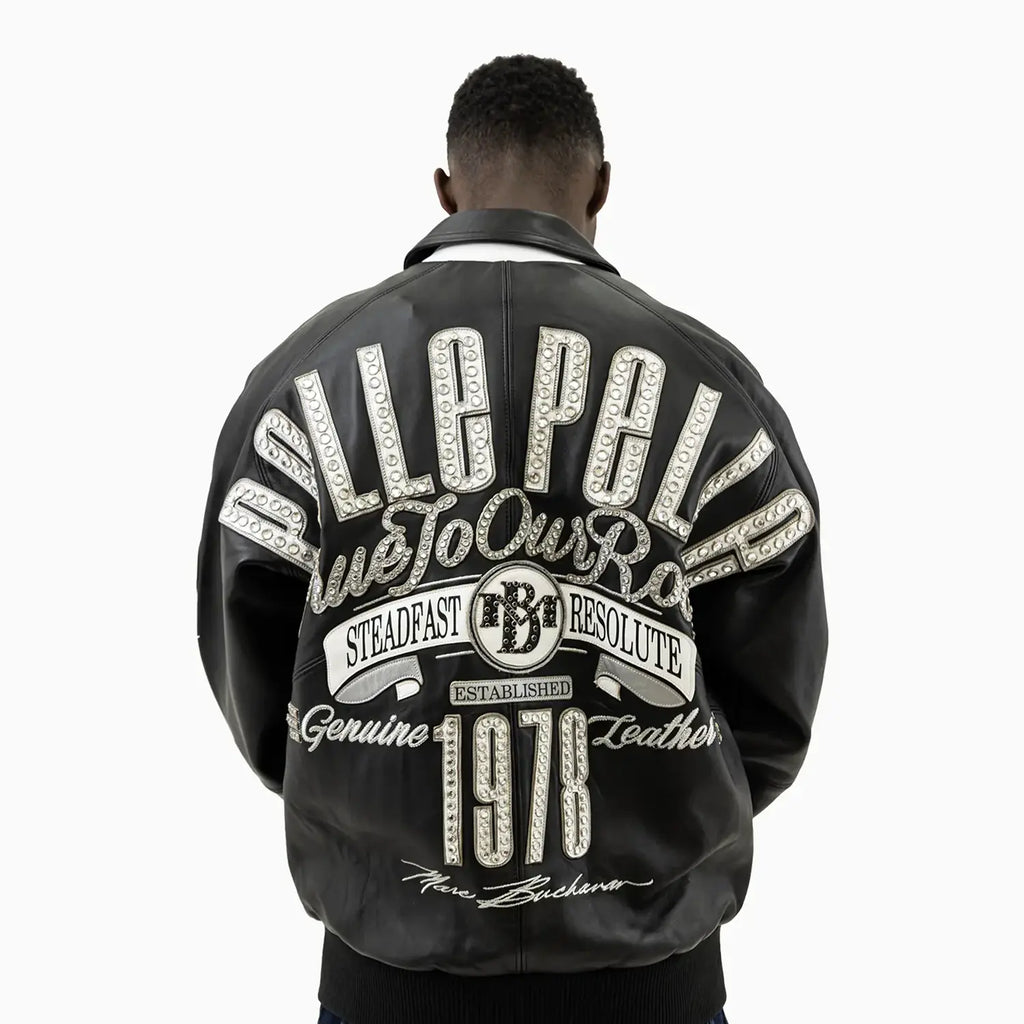 Blouson en cuir True To Our Roots pour homme