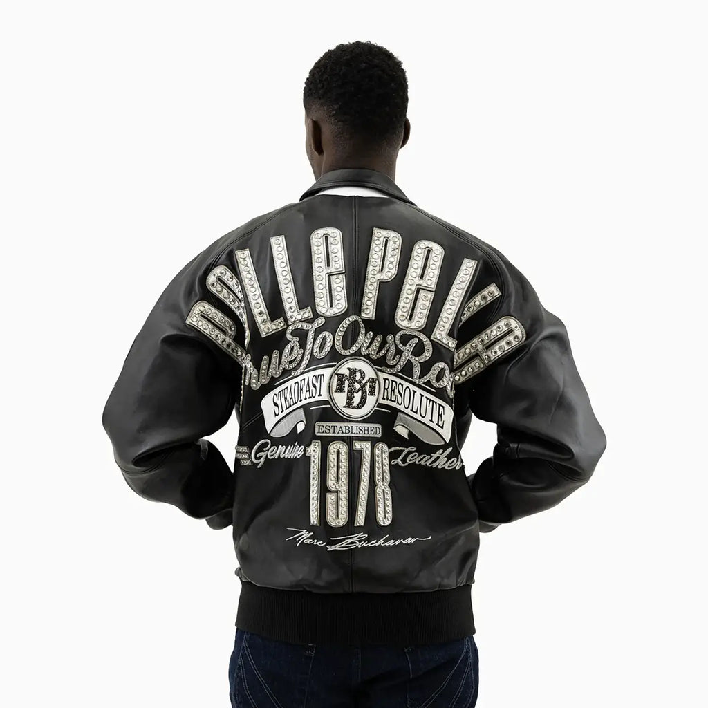 Blouson en cuir True To Our Roots pour homme