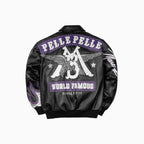 Blouson en cuir Pelle World Famous pour homme