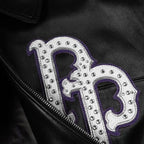 Blouson en cuir Pelle World Famous pour homme